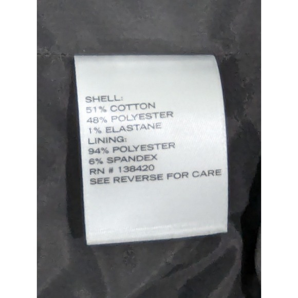 Etcetera‎ Asymmetrical Zip Jacket Sz 4 Gray Cotton Blend Funnel Neck Sporty Moto - Picture 9 of 10